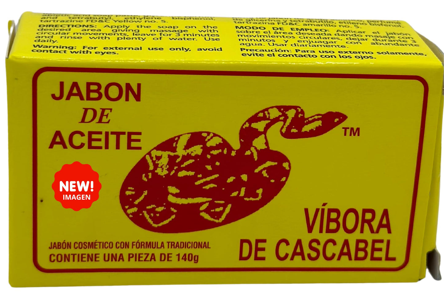 Jabon de aceite de vibora de cascabel (140g) jabon para la cara y todo el cuerpo- Ayuda a eliminar el acne y paño/Rattlesnake soap (4.93 (1)
