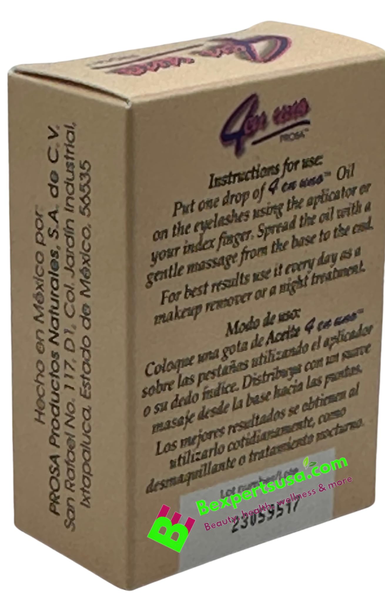 PROSA 4 en uno aceite para crecer y alargar pestanas-oil treatment to grow and lengthen eylashes