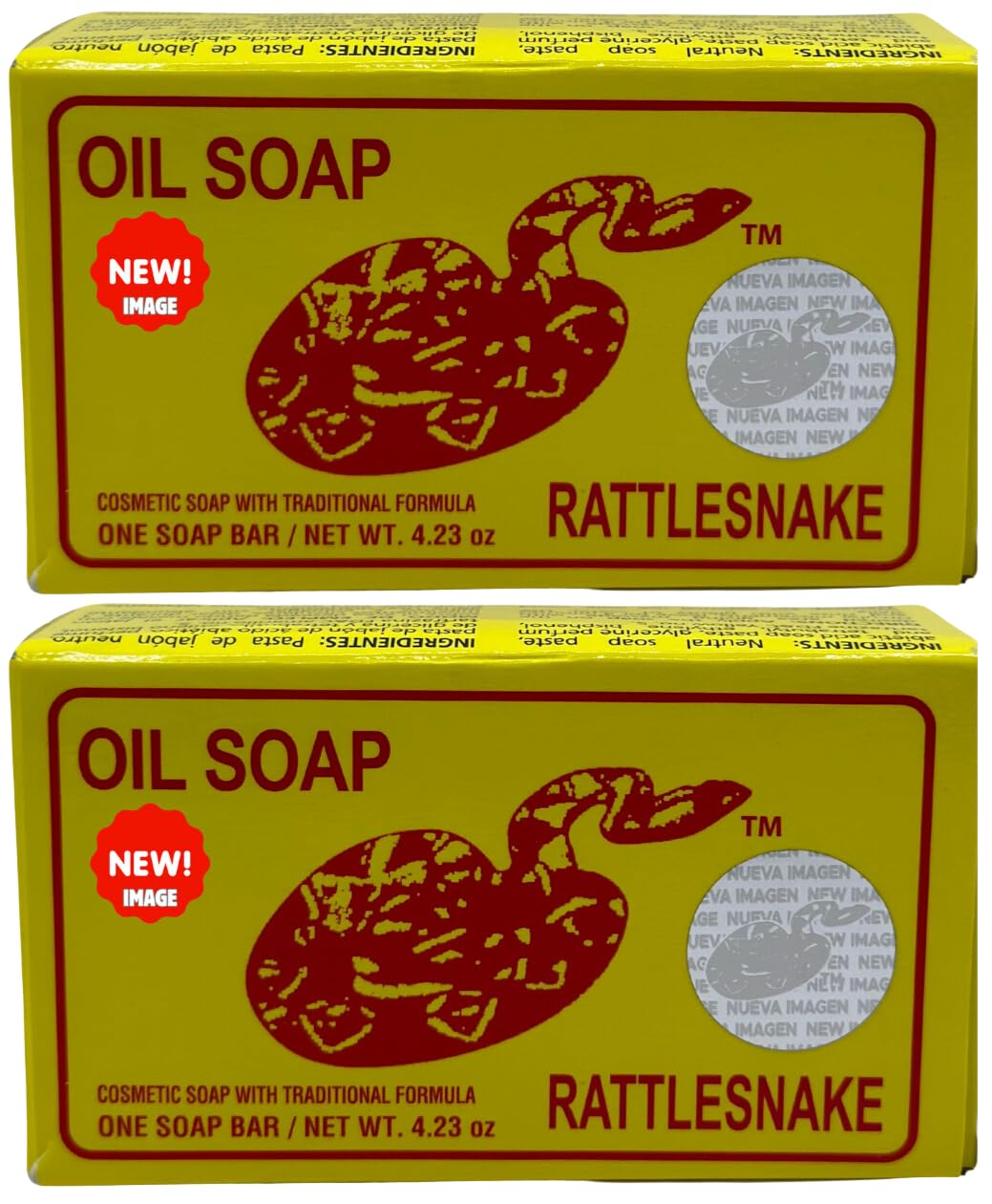 Jabon de aceite de vibora de cascabel (140g) jabon para la cara y todo el cuerpo- Ayuda a eliminar el acne y paño/Rattlesnake soap (4.93 (2)